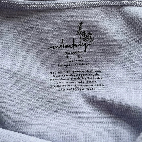 Free People Intimately Bodysuit Cutout Sleeveless Purple Size Medium/Large NEW - Picture 7 of 7